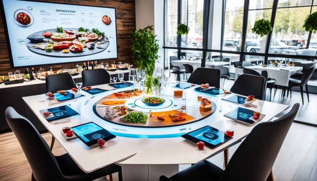 gourmet dining and IoT in the food industry